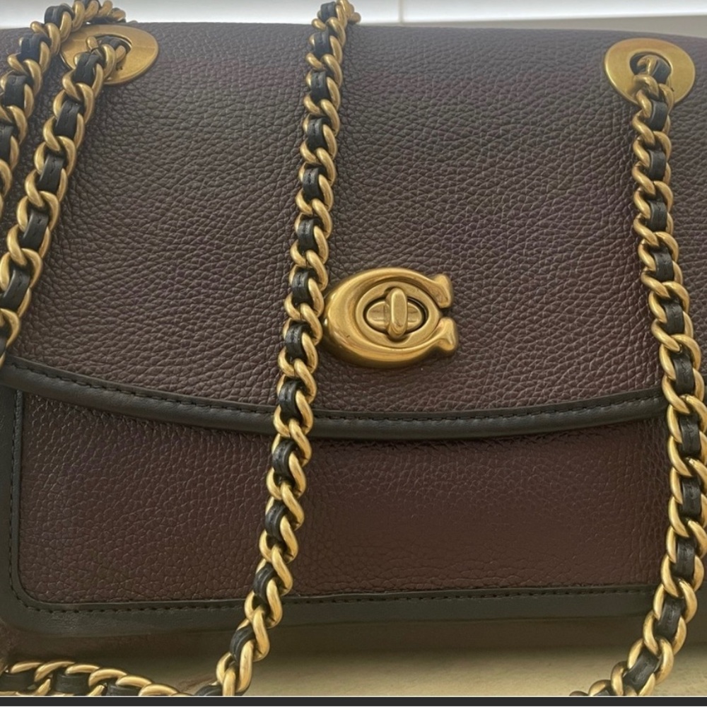NWOT coach shoulder to way bag